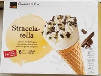 Stracciatella cornets de crème glacée
