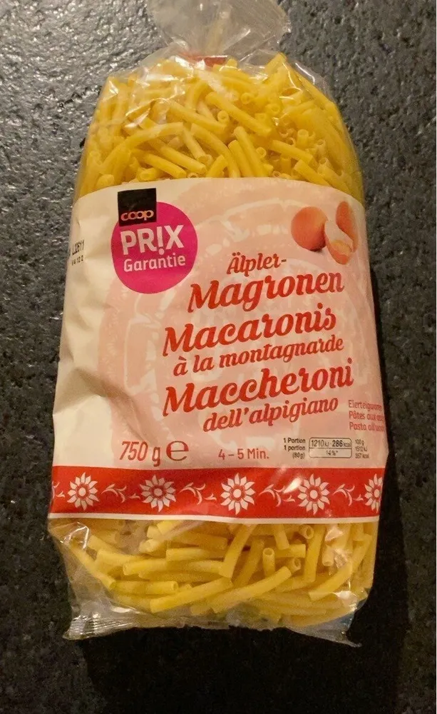 Macaroni à la montagnarde