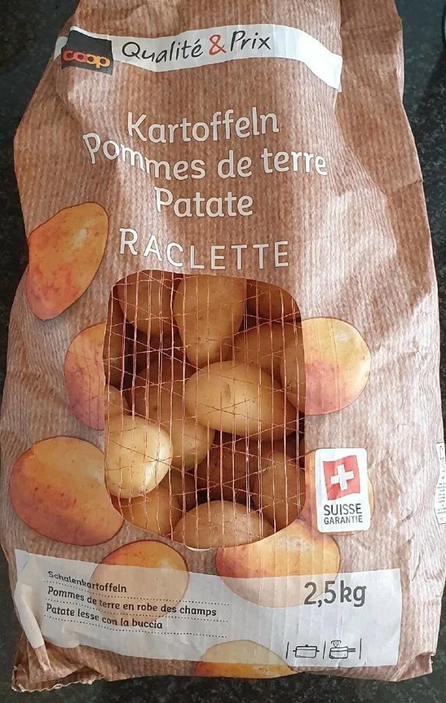 Pommes de terre à raclette