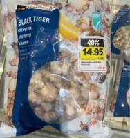Black tiger crevetten