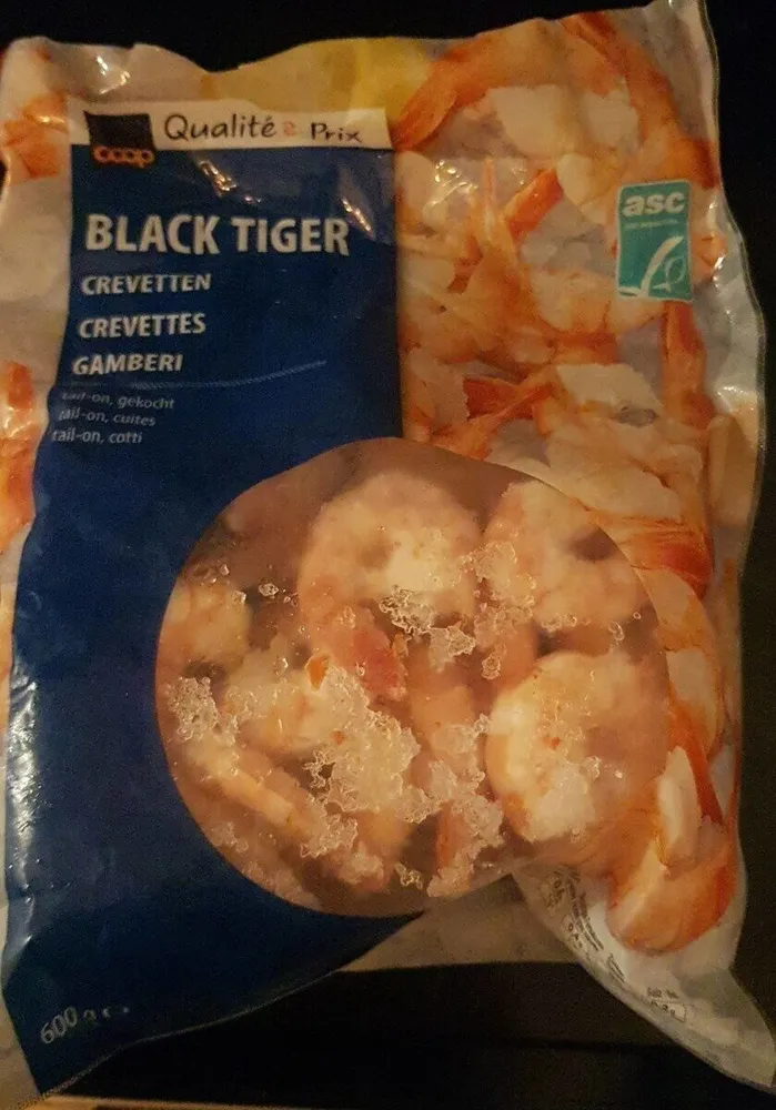 CREVETTES BLACK TIGER