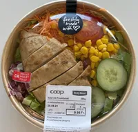 Salade avec blanc de poulet