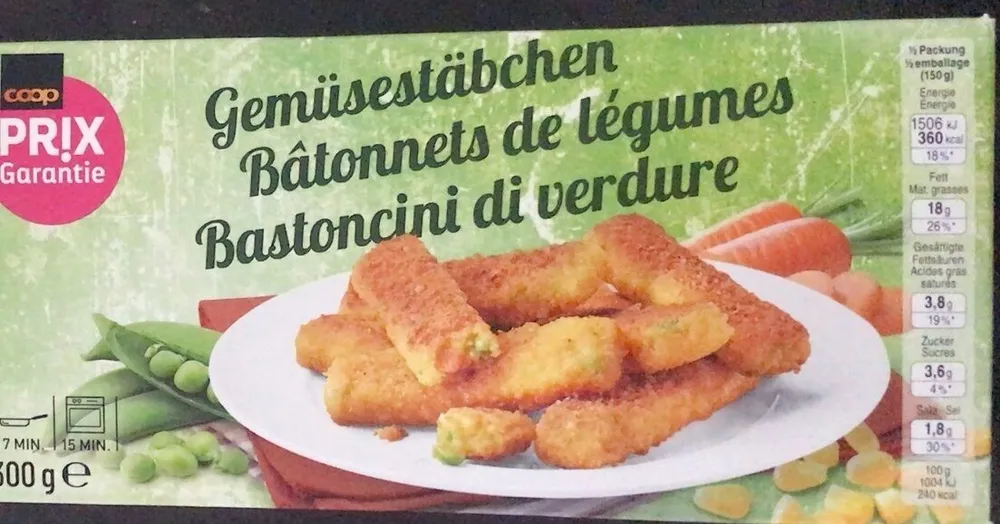 Gemüsestäbchen
