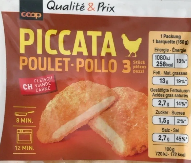 Piccata poulet