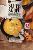 Potage patate douce, noix de coco et curry