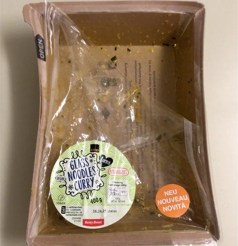 Glass noodles curry
