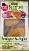 Escalopes à base de soja et de froment