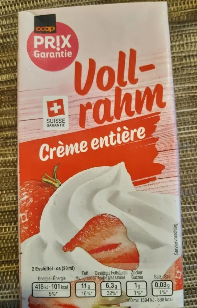 Creme entière