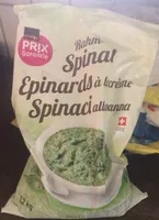 Rahm-Spinat