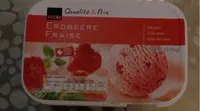 Crème glacée Fraise