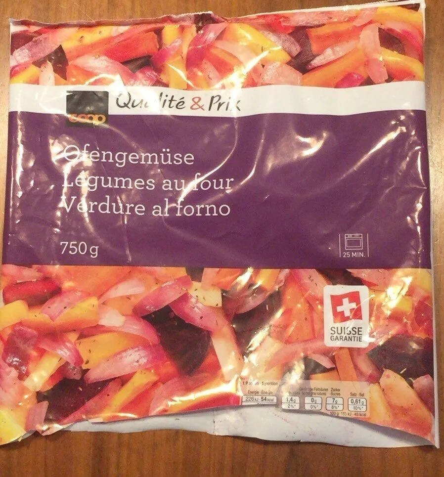 Légumes au four