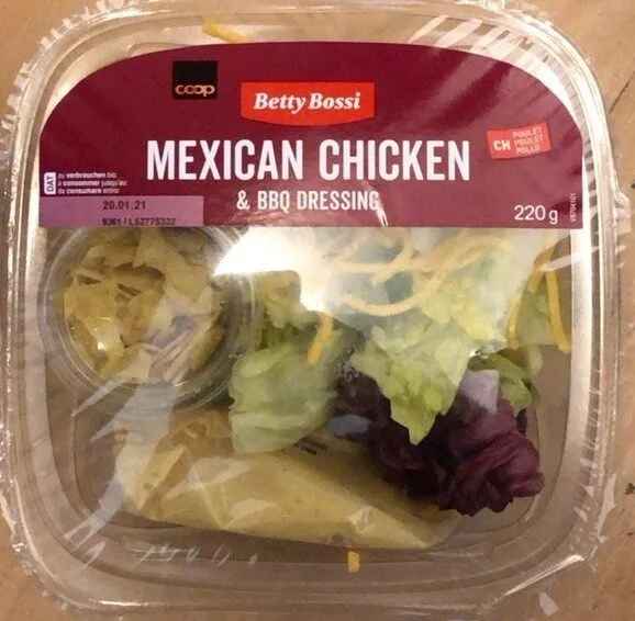 Mexican chicken & BBQ dressing
