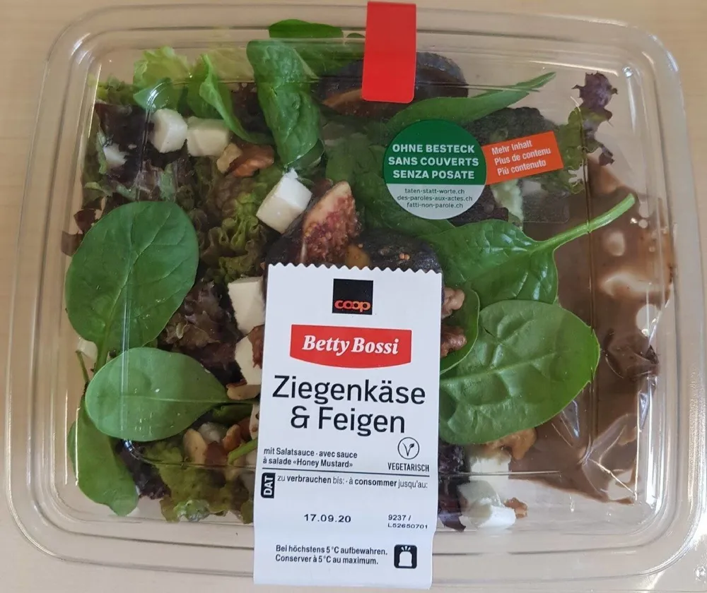 Ziegenkäse und Feigen
