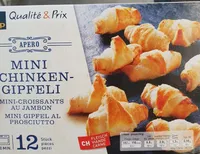 Mini croissant au jambon
