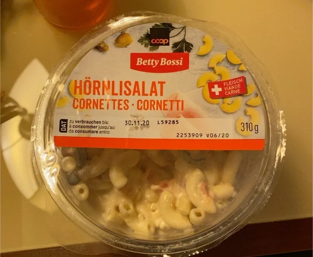 Salade cornettes