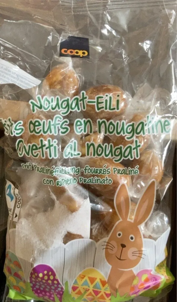 Oeufs de Pâques en nougat