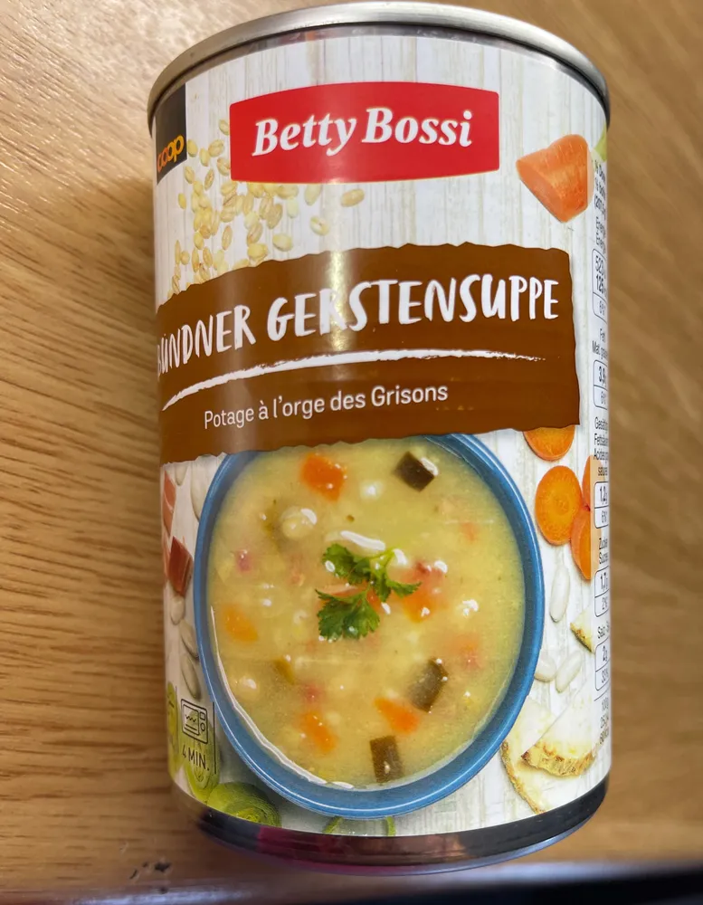Gerstensuppe | Potage à l'orge des Grisons