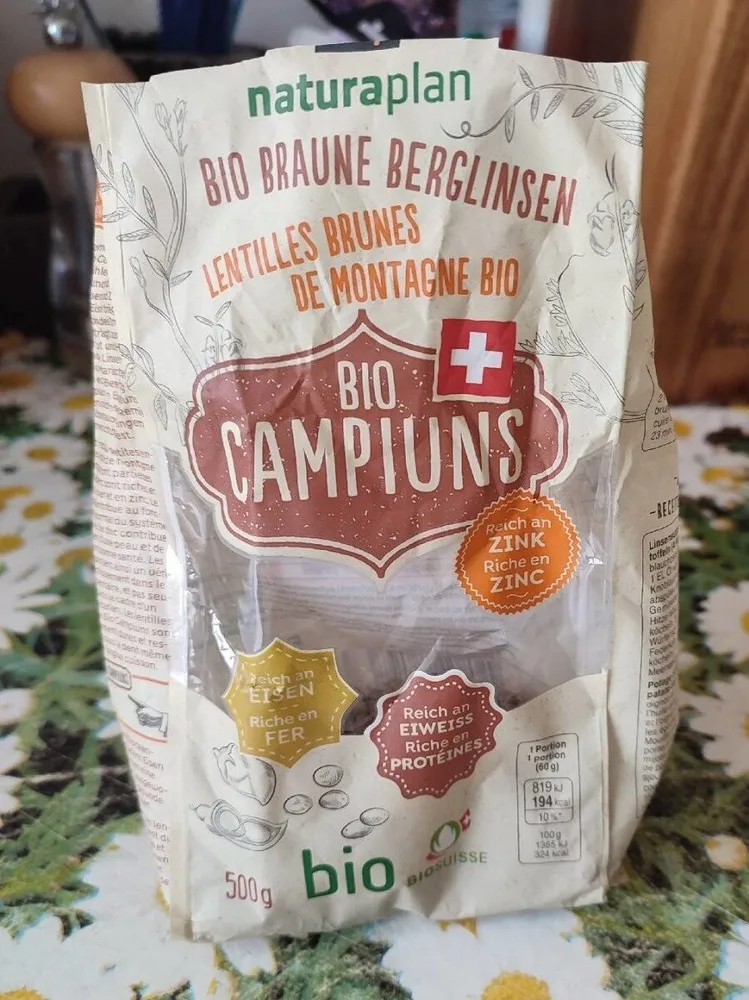 bio braune Berglinsen