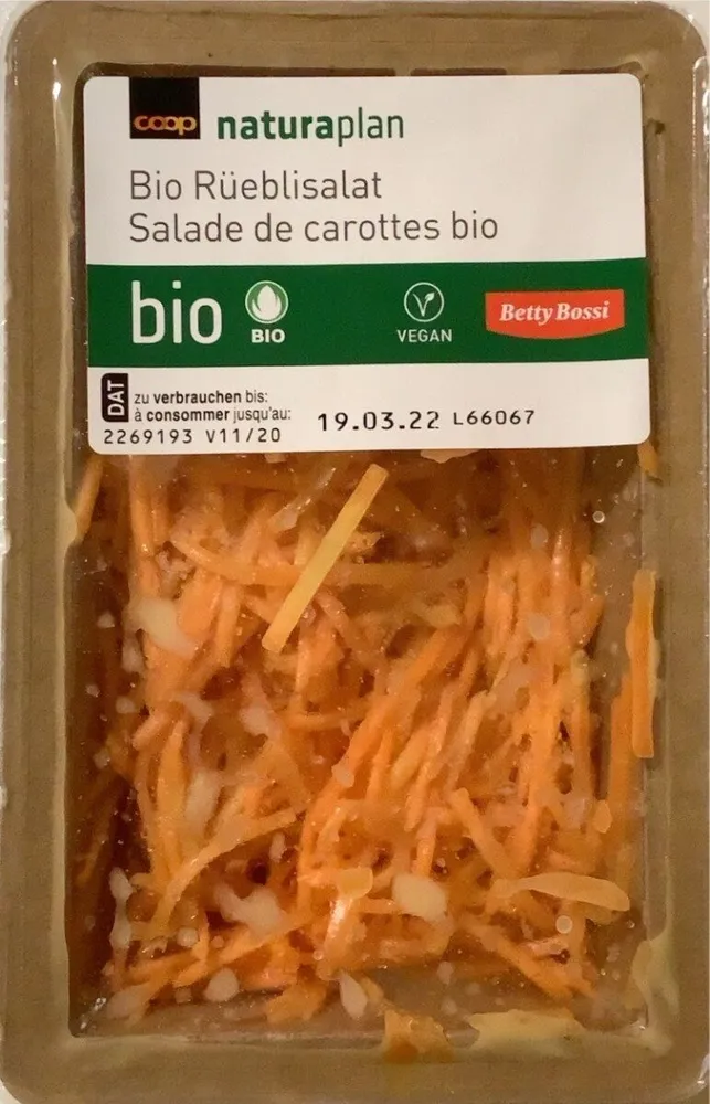 Salade de carottes bio