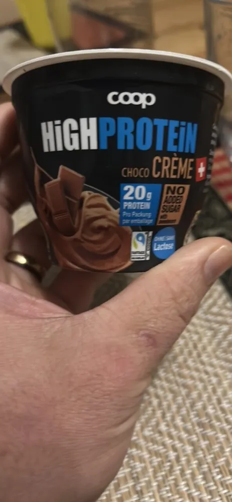 Highprotein crème chocolat