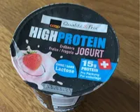 High protein fraise jogurt