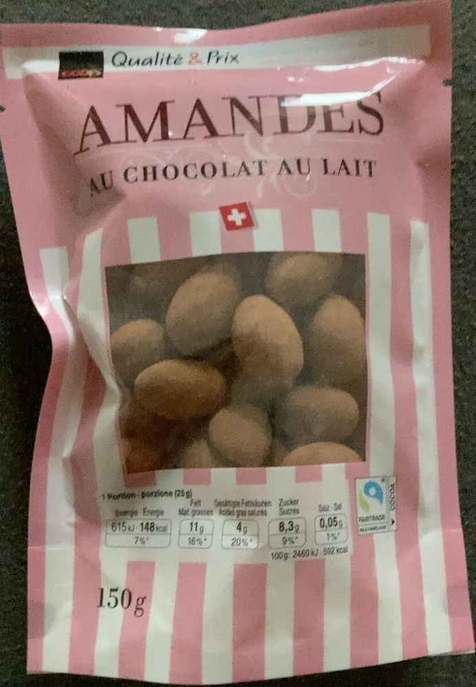 Amandes au chocolat au lait
