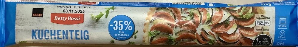 Pâte brisée -35%