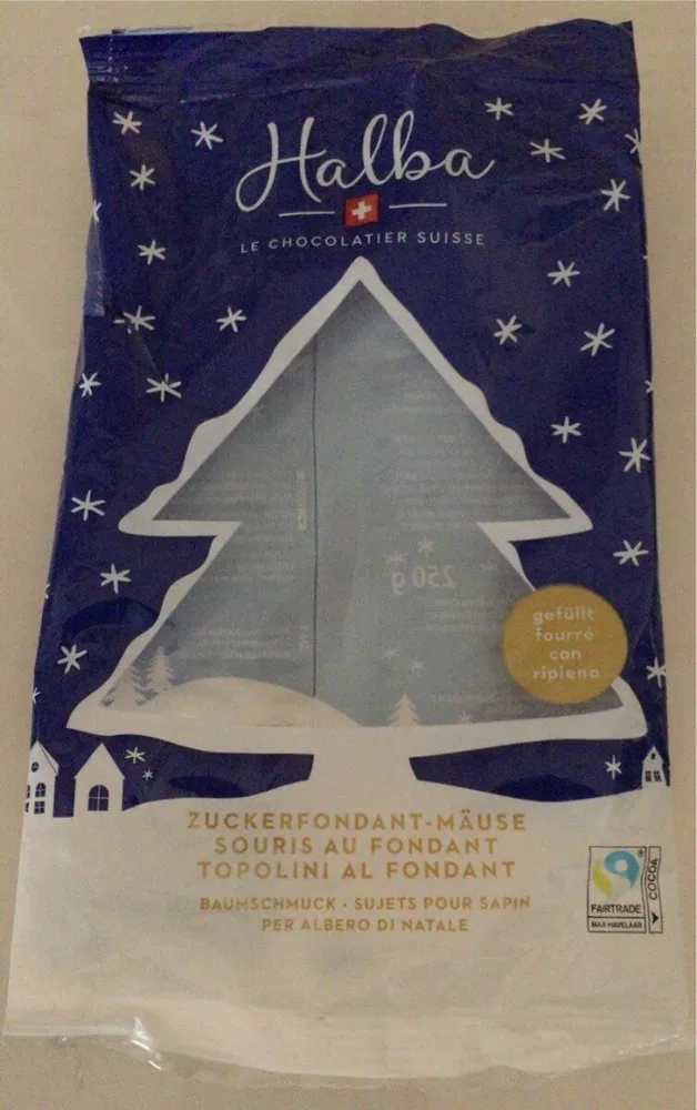 Souris au fondant