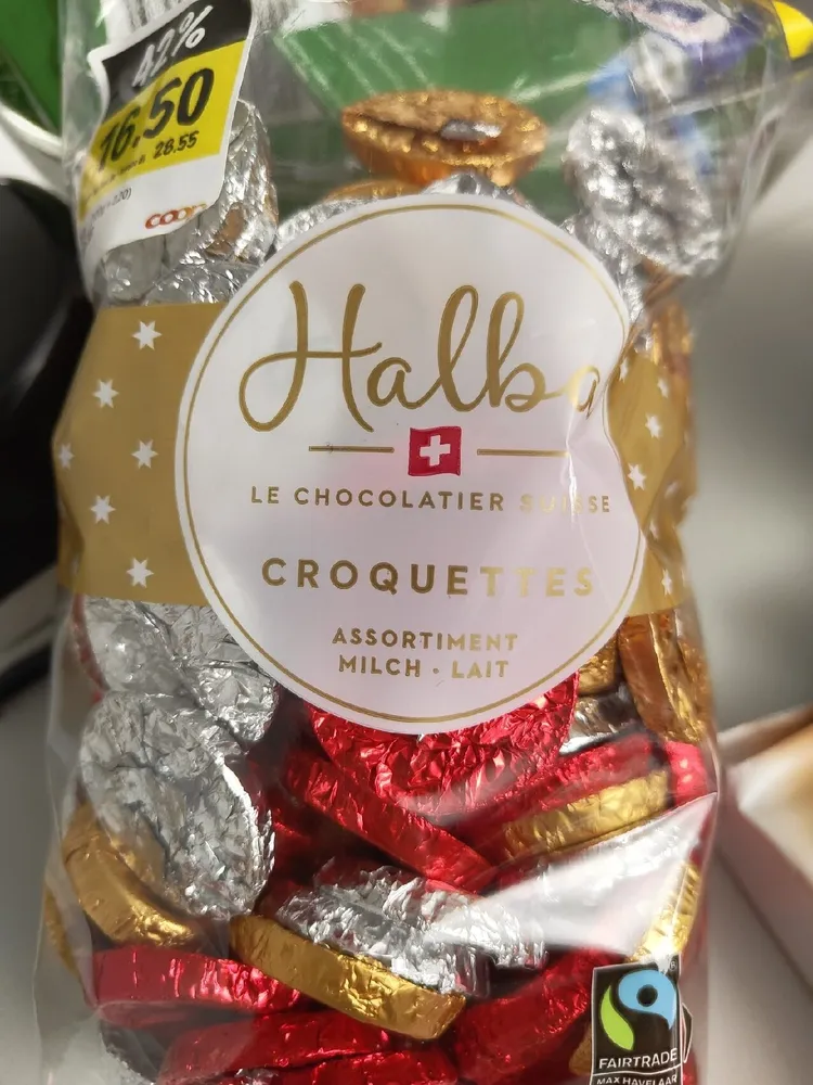 croquettes chocolat au lait