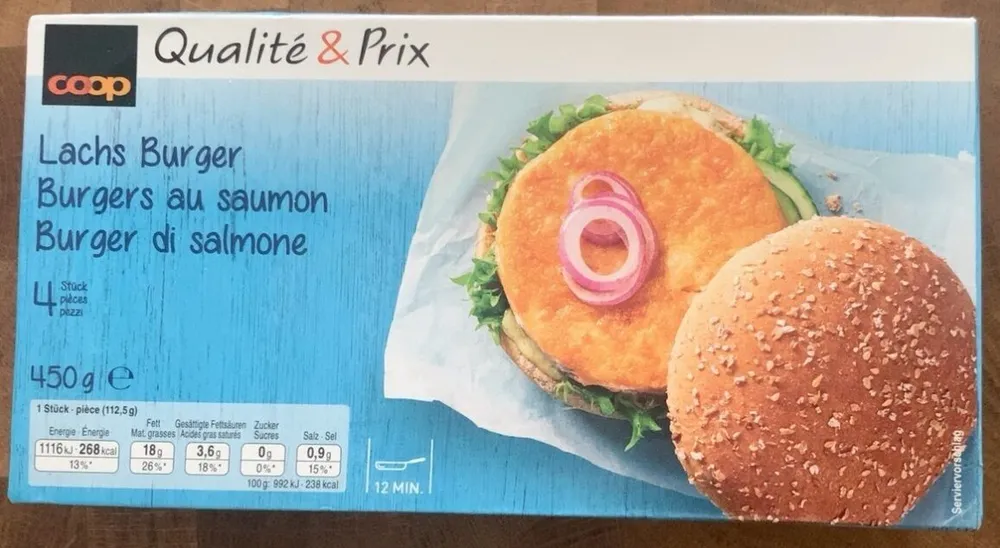 Burger au saumom