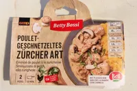 Émincé de poulet a la zurichoise