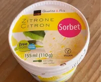 Zitrone Sorbet