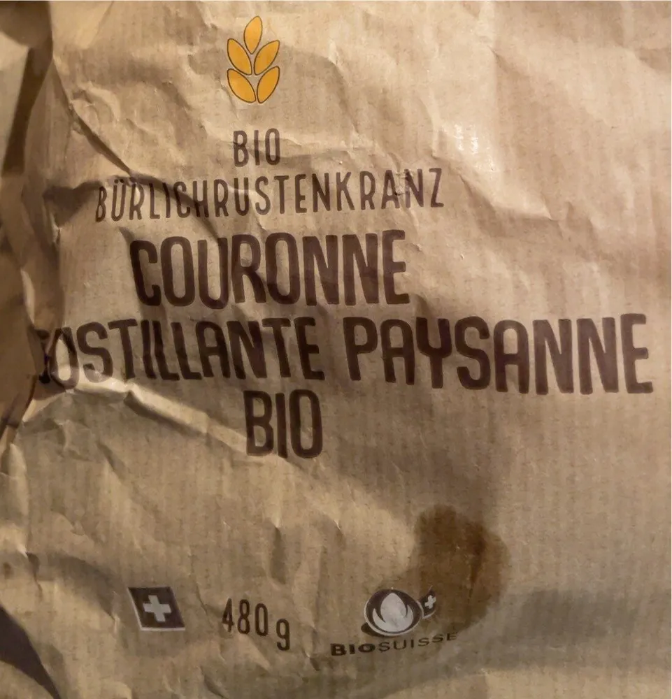 Couronne croustillante paysanne bio