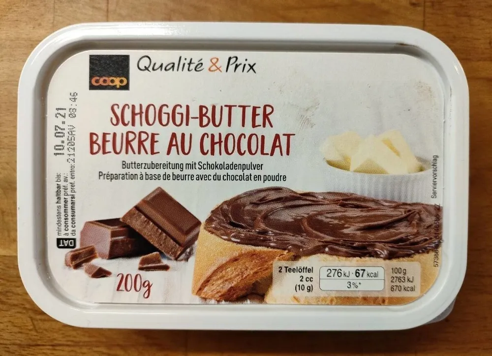 Beurre au chocolat