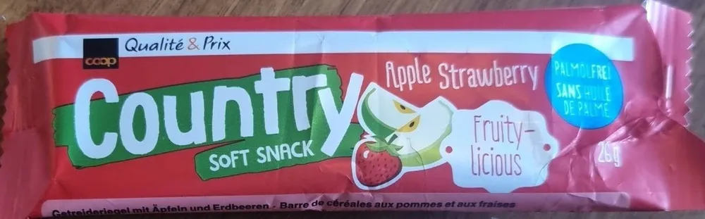 Country soft snack appel strawbrrry