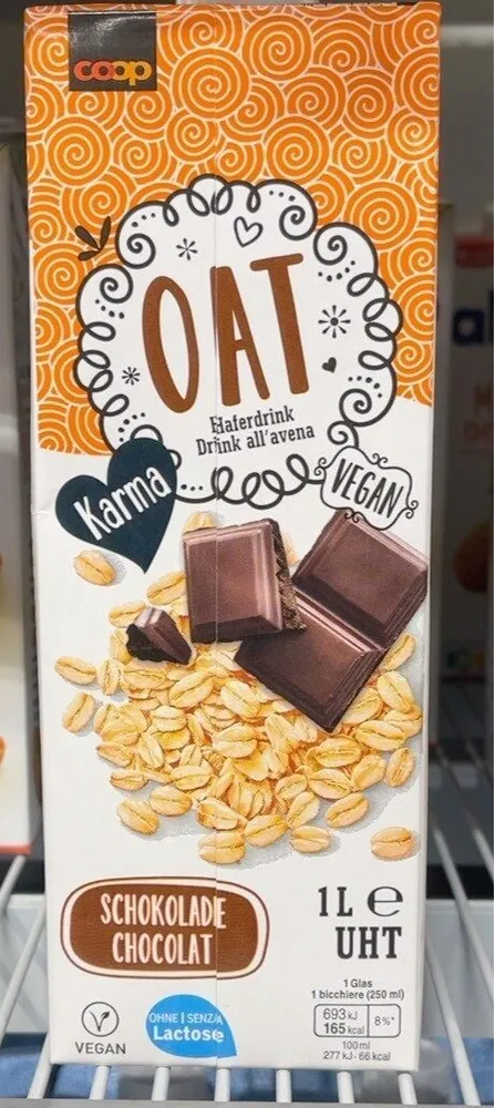 Boisson a l’avoine chocolat