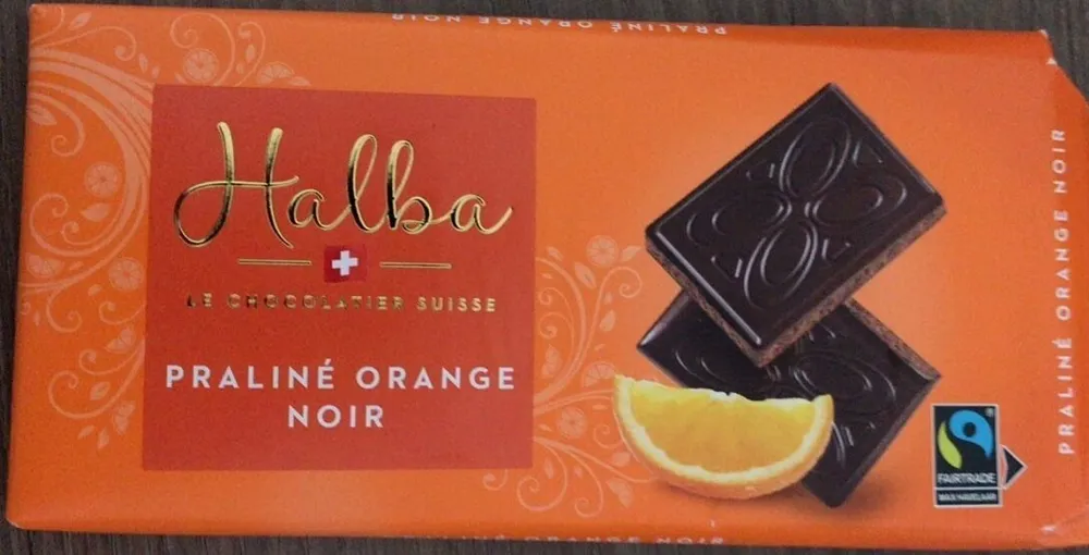 Praliné orange noir