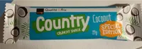 Country crunchy snack coconut