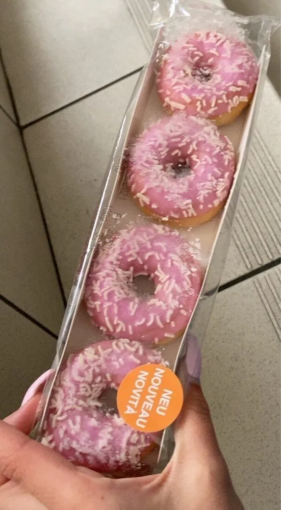 Mini donuts pink
