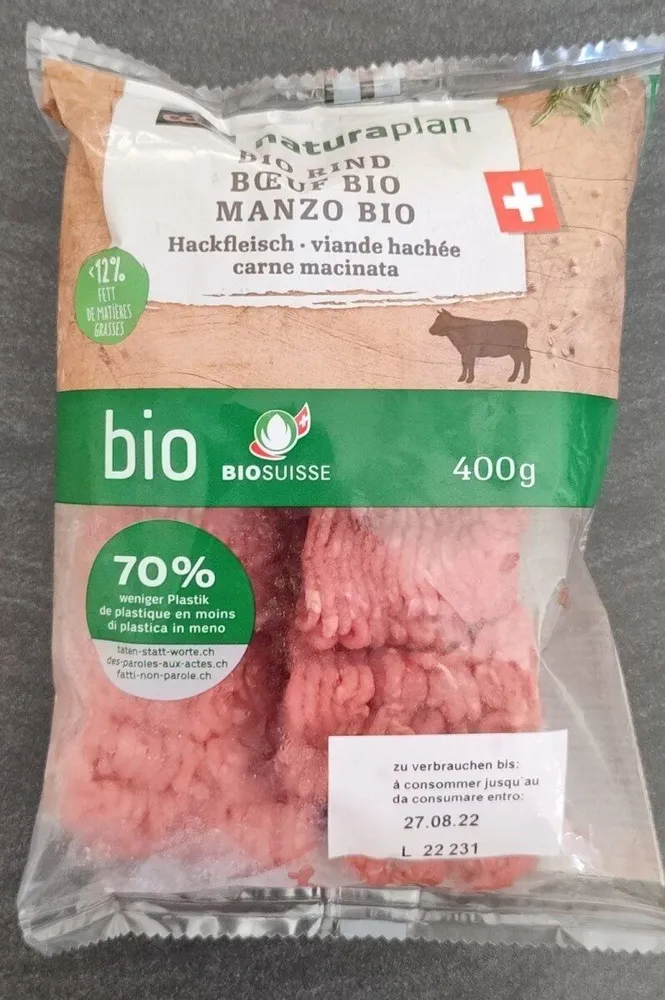 Hackfleisch rind