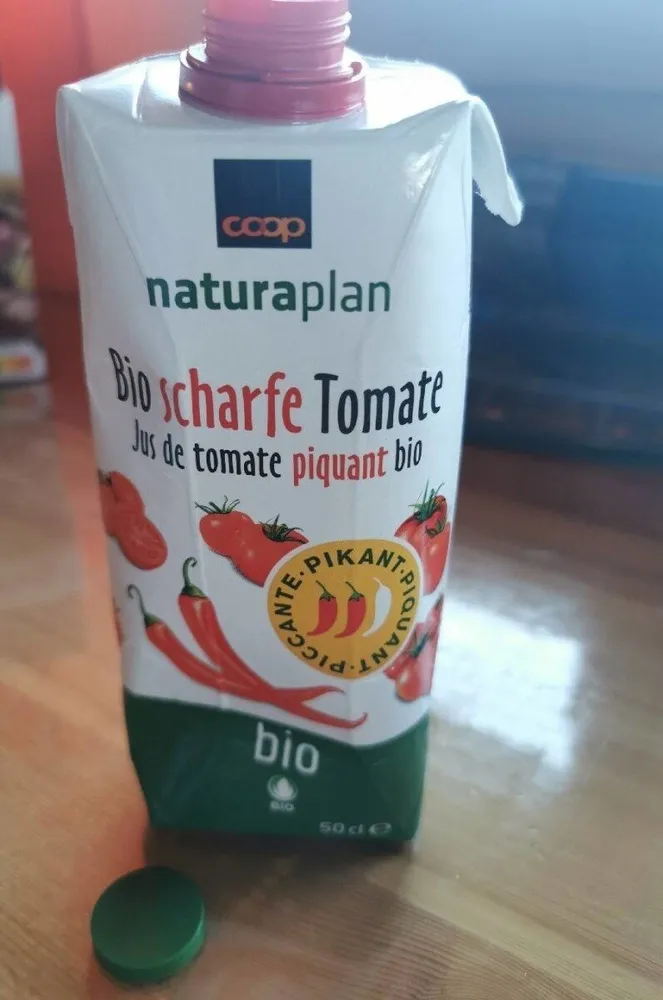 Jus de tomate piquant bio