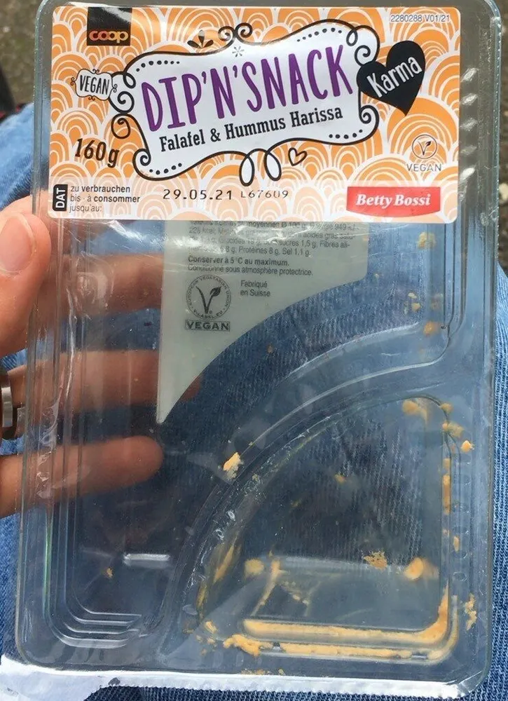 dip’n’snack falafel & hummus harissa