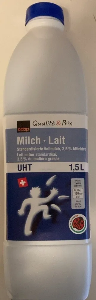 Lait 3,5% matiere grasse