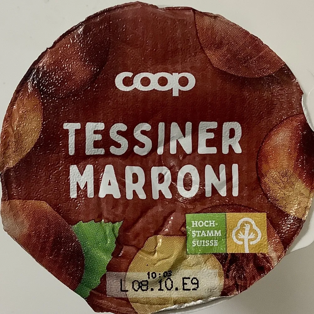Jogurt Tessiner Marroni