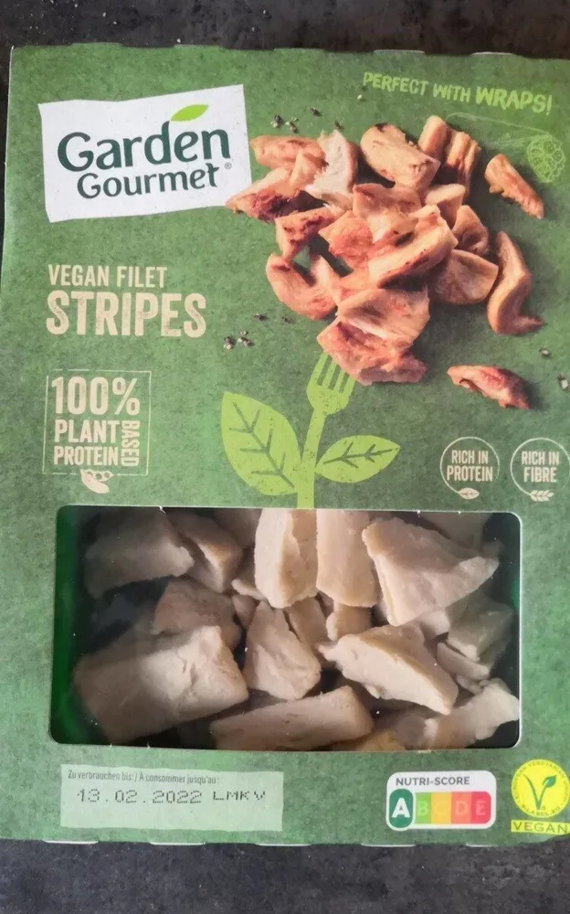 Vegan filet stripes