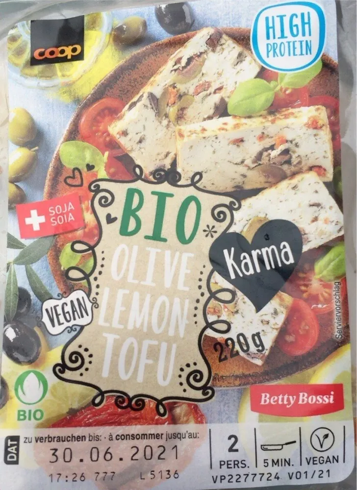 Bio Olive Lemon Tofu