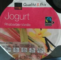 Yogourt rhubarbe vanille