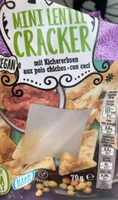 Mini lentil cracker