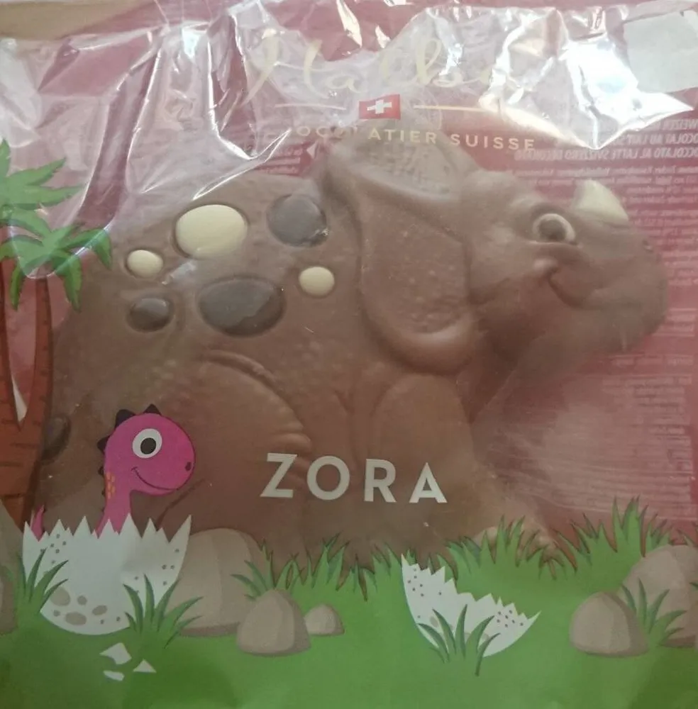 Zora Dino en chocolat