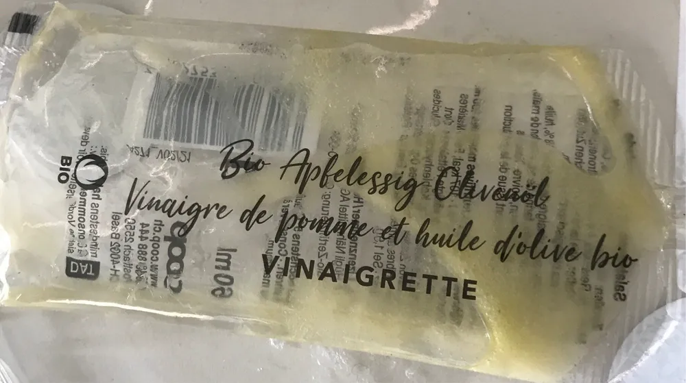 Vinaigrette pomme et huile d'olive bio